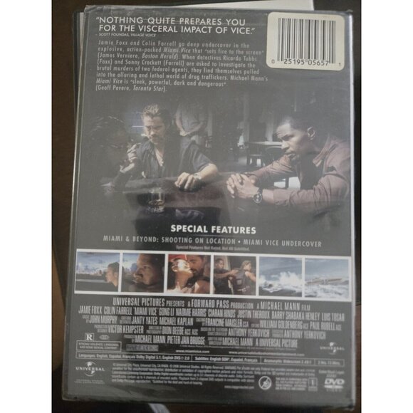Miami Vice - DVD Jamie Foxx & Colin Farrell Thriller - Picture 2 of 2